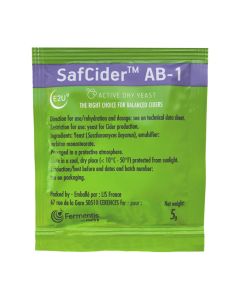 Cider kvasovke Fermentis SafCider AB-1, 5g