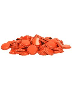 Oranžni kronski zamaški 100 kom