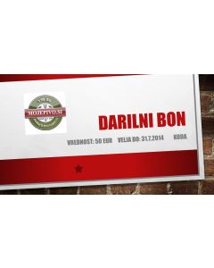 Darilni bon 50 EUR